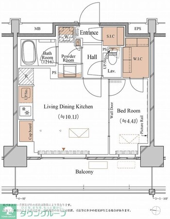ブランシエスタ木場の物件間取画像